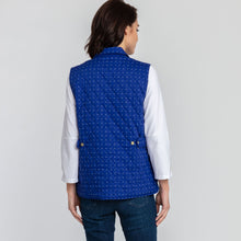 Load image into Gallery viewer, Lauren Reversible Dot Print to Solid Vest
