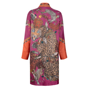 Silk Midi Jacket - The Leopard's Bazaar