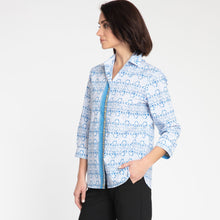 Load image into Gallery viewer, Margot 3/4 Sleeve Seville Print Shirt
