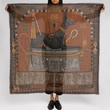 Load image into Gallery viewer, Ode to Anubis Cashmere Scarf

