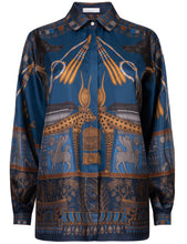 Load image into Gallery viewer, Ode to Anubis Silk Twill Oxford Shirt
