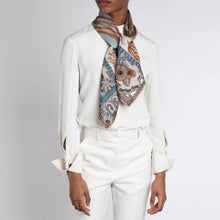Load image into Gallery viewer, The Pelicans and the Sea Silk Twill Scarf

