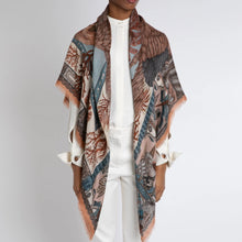 Load image into Gallery viewer, The Pelicans and the Sea Cashmere Scarf
