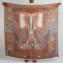 Load image into Gallery viewer, The Pelicans and the Sea Cashmere Scarf
