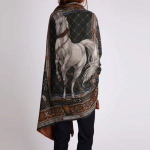 The Exalted Unicorn Cashmere-Lined Stole